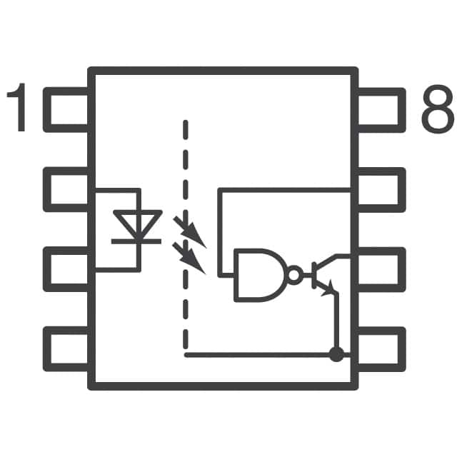 VO2601 Vishay Semiconductor Opto Division  Optoisolators - Logic Output